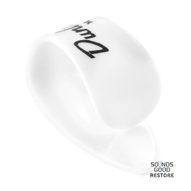 DUNLOP WHITE MEDIUM THUMBPICKS (12шт)