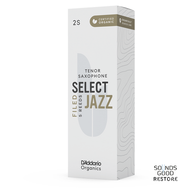 D'ADDARIO Organic Select Jazz - Tenor Sax Filed 2S - 5 Pack