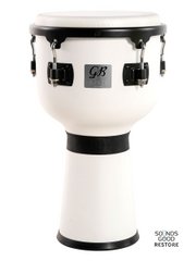 GON BOPS 10" Fiesta Djembe (White Magic)