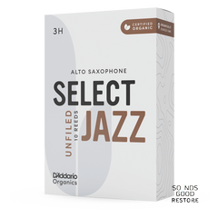 D'ADDARIO Organic Select Jazz - Alto Sax Unfiled 3H - 10 Pack