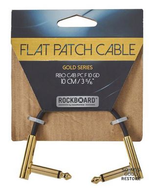 ROCKBOARD Gold Series Flat Patch Cable (10 cm)