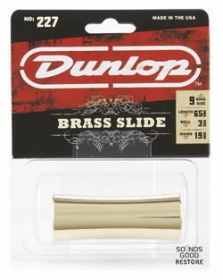 DUNLOP 227 CONCAVE BRASS SLIDE