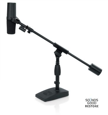 GATOR FRAMEWORKS GFW-MIC-0822 Telescoping Boom Mic Stand Podcasting & Bass Drum