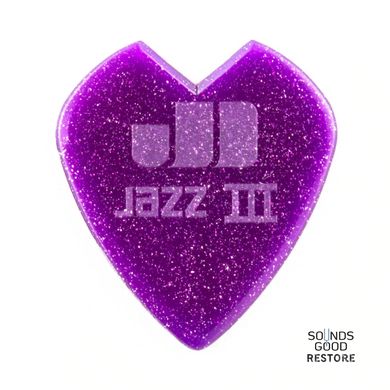 DUNLOP KIRK HAMMETT JAZZ III PICK PURPLE SPARKLE