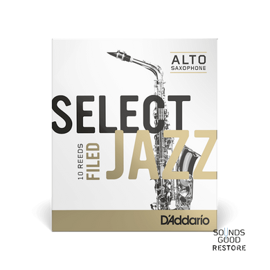 Трости для альт саксофона D'ADDARIO Select Jazz - Alto Sax Filed 2H - 10 Pack