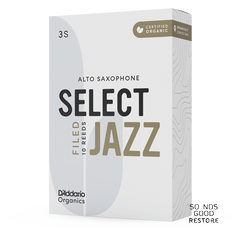 D'ADDARIO Organic Select Jazz - Alto Sax Filed 3S - 10 Pack