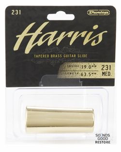 DUNLOP 231 HARRIS MEDIUM WALL BRASS SLIDE