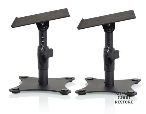 GATOR FRAMEWORKS GFWSPKSTMNDSK Desktop Studio Monitor Stand