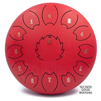 FZONE STD12I13N Red STEEL TONGUE DRUM