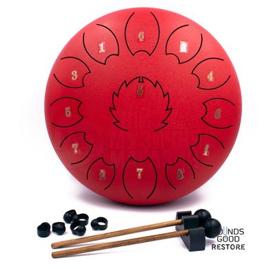 FZONE STD12I13N Red STEEL TONGUE DRUM