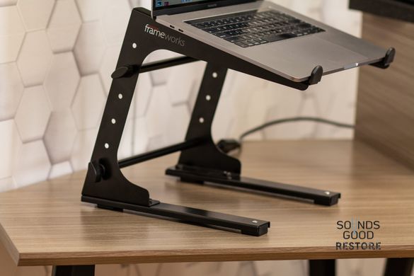 GATOR FRAMEWORKS GFW-LAPTOP-1000 Space Saving Portable Desktop Laptop Stand