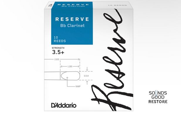 Тростини для кларнета Bb D'ADDARIO Reserve №3,5+ (10 шт)