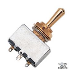 PAXPHIL TGS206 CLOSED 3-WAY TOGGLE SWITCH (Gold)