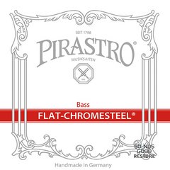 Комплект струн Pirastro Flat-Chromesteel Solo 3/4 для контрабаса