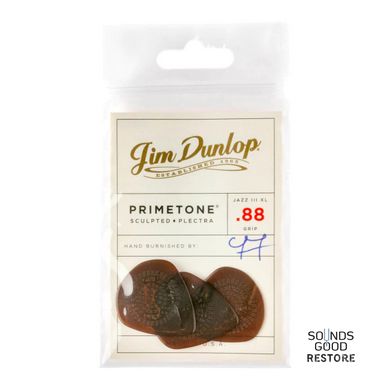 DUNLOP PRIMETONE JAZZ III XL GRIP PICK 0.88