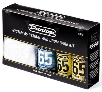 DUNLOP 6400 SYSTEM 65 CYMBAL AND DRUM CARE KIT