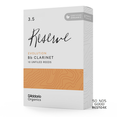 D'ADDARIO Organic Reserve Evolution Bb Clarinet #3.5 - 10 Pack