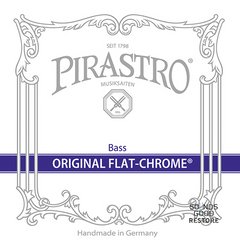 Комплект струн Pirastro Original Flat-Chrome Orchestra 3/4 для контрабаса