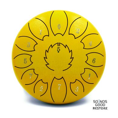 FZONE STD10I13N Gold STEEL TONGUE DRUM