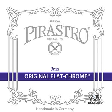 Комплект струн Pirastro Original Flat-Chrome Orchestra 3/4 для контрабаса