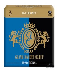 D'ADDARIO Grand Concert Select - Bb Clarinet #3.0 - 10 Pack