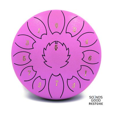 FZONE STD10I13N Purple STEEL TONGUE DRUM