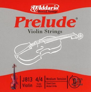 D'ADDARIO PRELUDE VIOLIN SINGLE D STRING 4/4 Scale Medium Tension