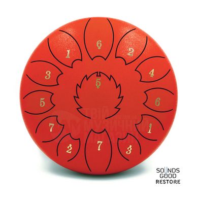 FZONE STD10I13N Red STEEL TONGUE DRUM