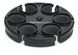 GATOR FRAMEWORKS GFW-MIC-6TRAY Multi Microphone Tray Holds 6 Microphones