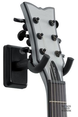 GATOR FRAMEWORKS GFW-GTR-HNGRBLK Black Wall Mount Guitar Hanger