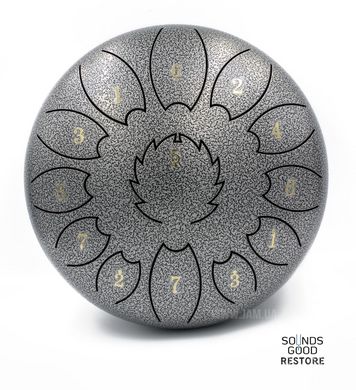 FZONE STD10I13N Gray STEEL TONGUE DRUM