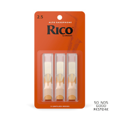 D'ADDARIO Rico - Alto Sax #2.5 - 3-Pack