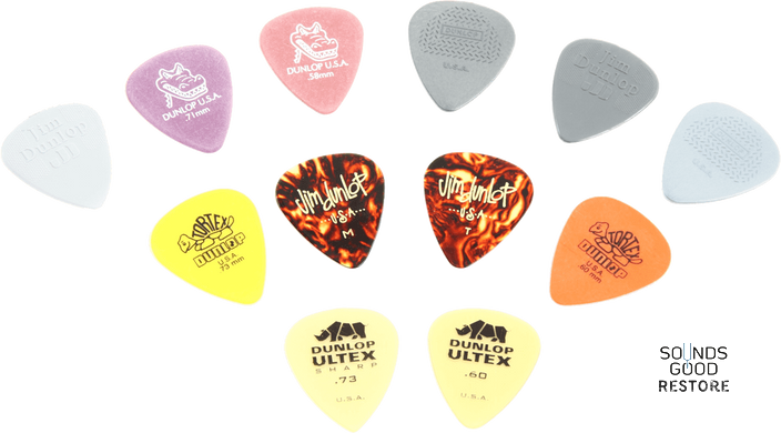 DUNLOP GUITAR PICK LT/MD VARIETY PACK