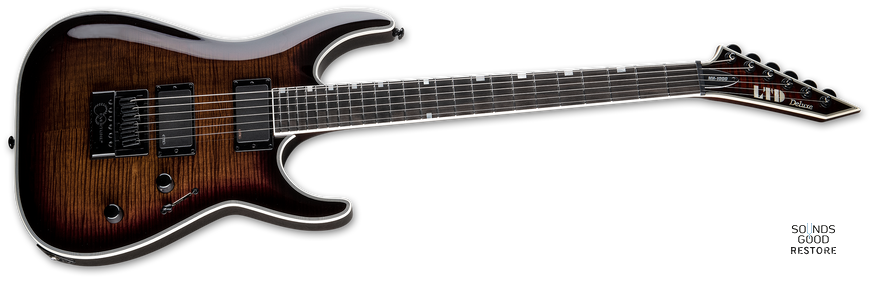 LTD MH-1000 EVERTUNE (Dark Brown Sunburst)