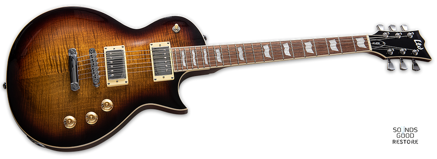 LTD EC-256FM (Dark Brown Sunburst)